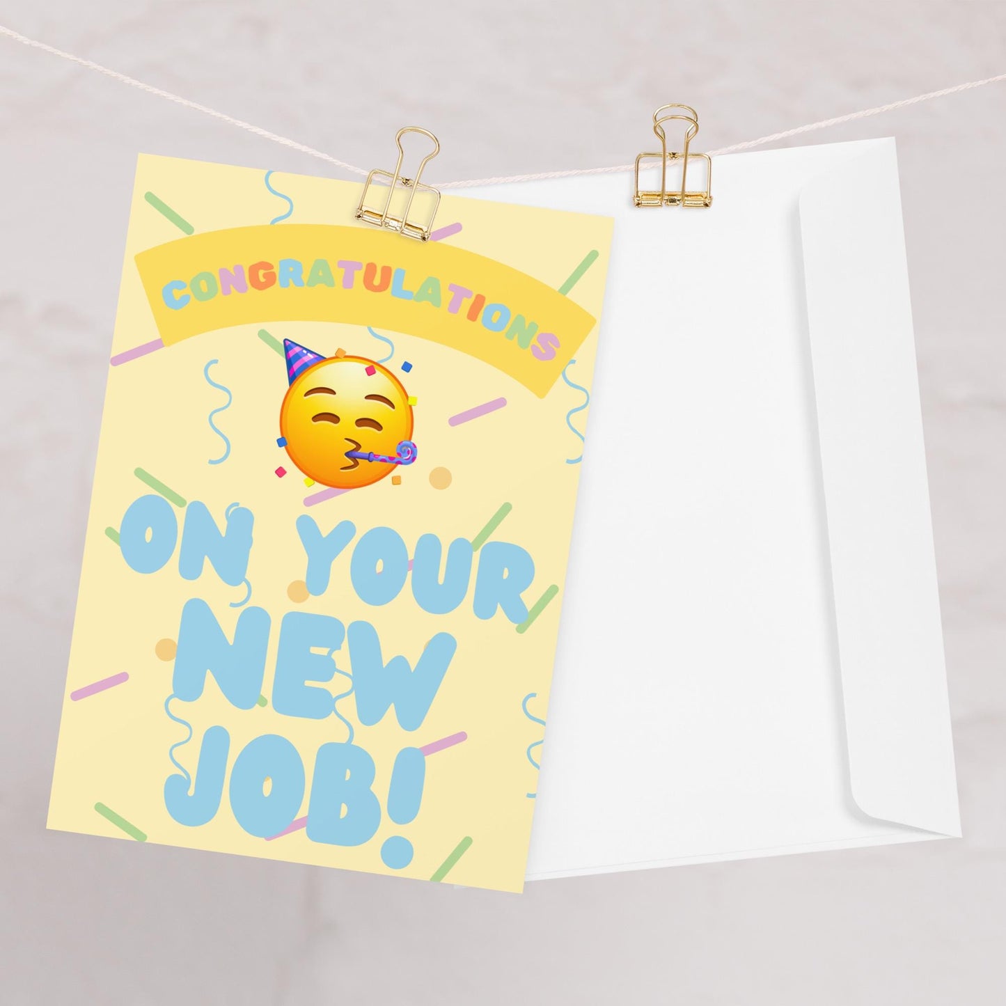 Congratulations Emoji Card