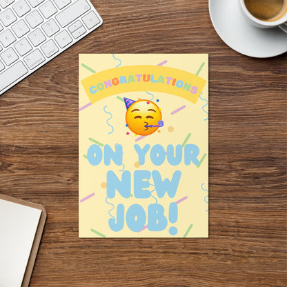 Congratulations Emoji Card