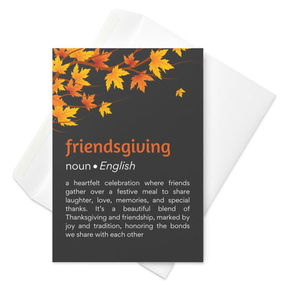 Friendsgiving Fall Card