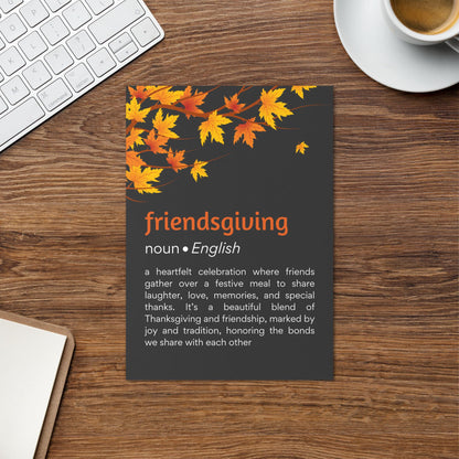 Friendsgiving Fall Card