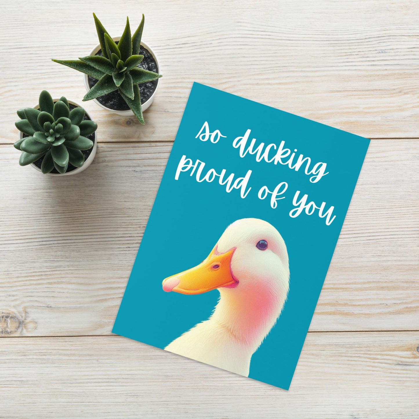 Ducking Proud Greetings Card