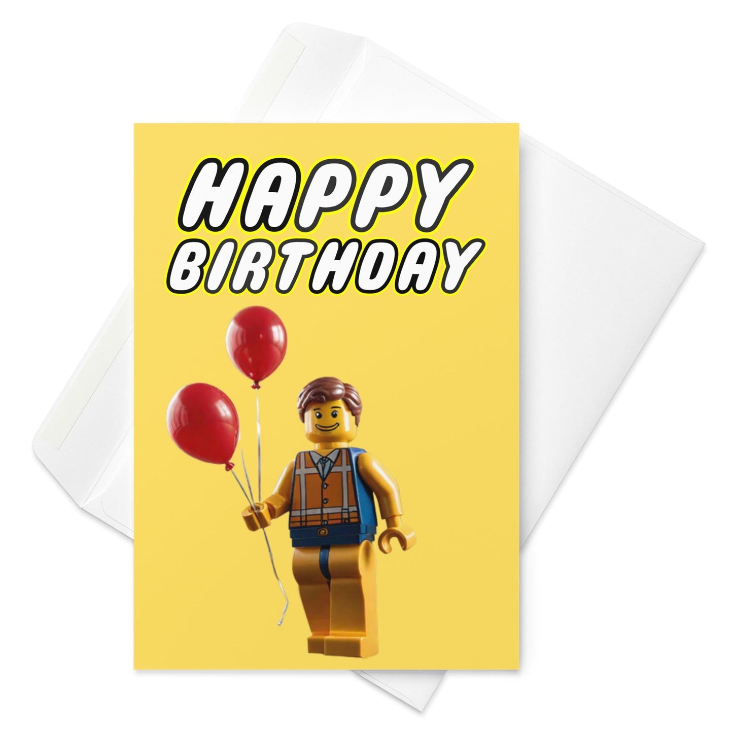 Lego Minifigure Card Boy