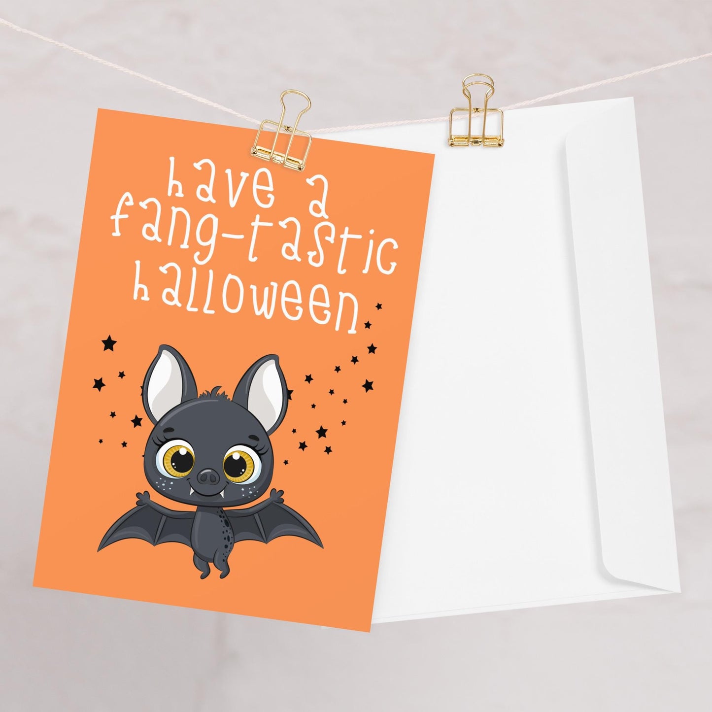 Fang Tastic Halloween Card