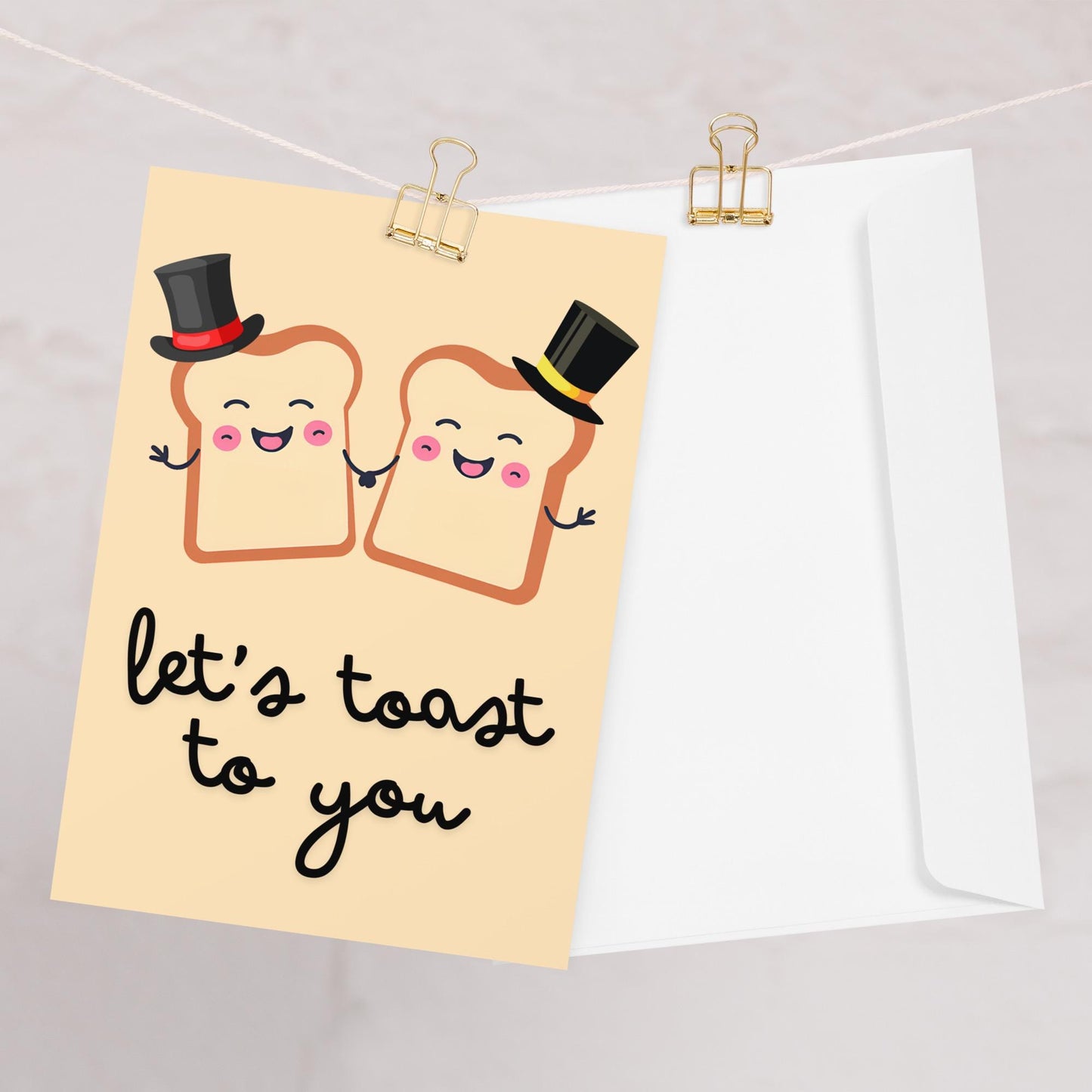 Let’s Toast Celebration Card