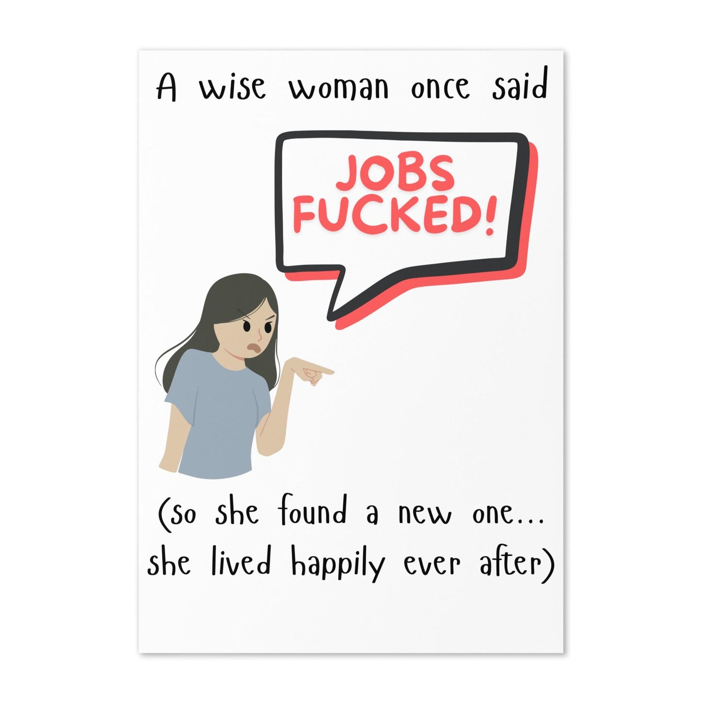 Jobs Fu*ked Card