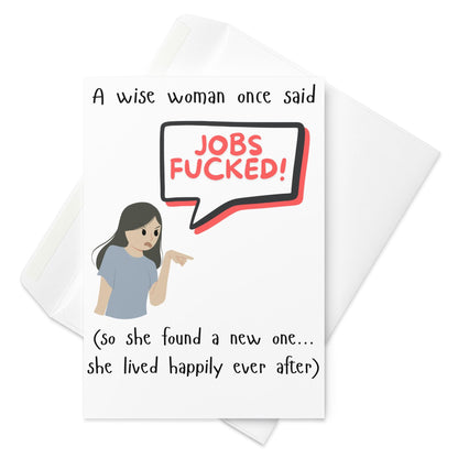 Jobs Fu*ked Card