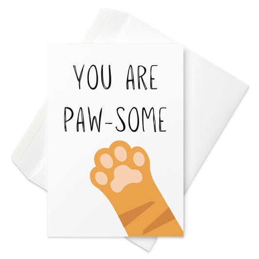 You are PAW-some Thank You Card