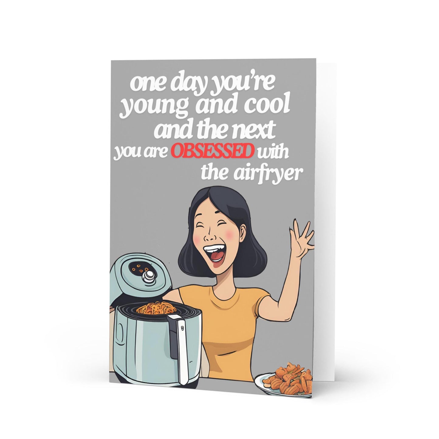 Airfryer Birthday Card - Happy Birthday Card