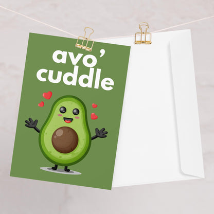 Avo'cuddle Avocado Card - for any occasion