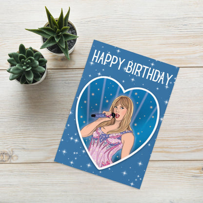 Taylor Swift Birthday Card