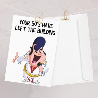 Elvis Presley 60th Birthday Card