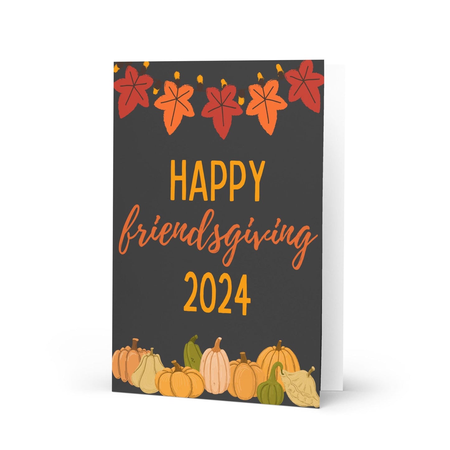 Friendsgiving Pumpkin Fall Card