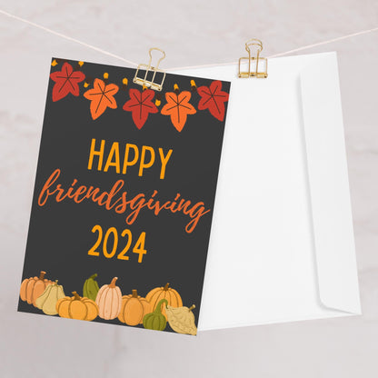 Friendsgiving Pumpkin Fall Card