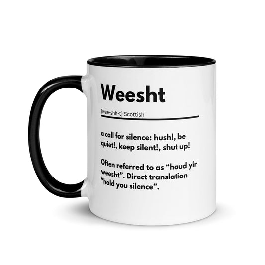 Scottish Definition Mug - Weesht