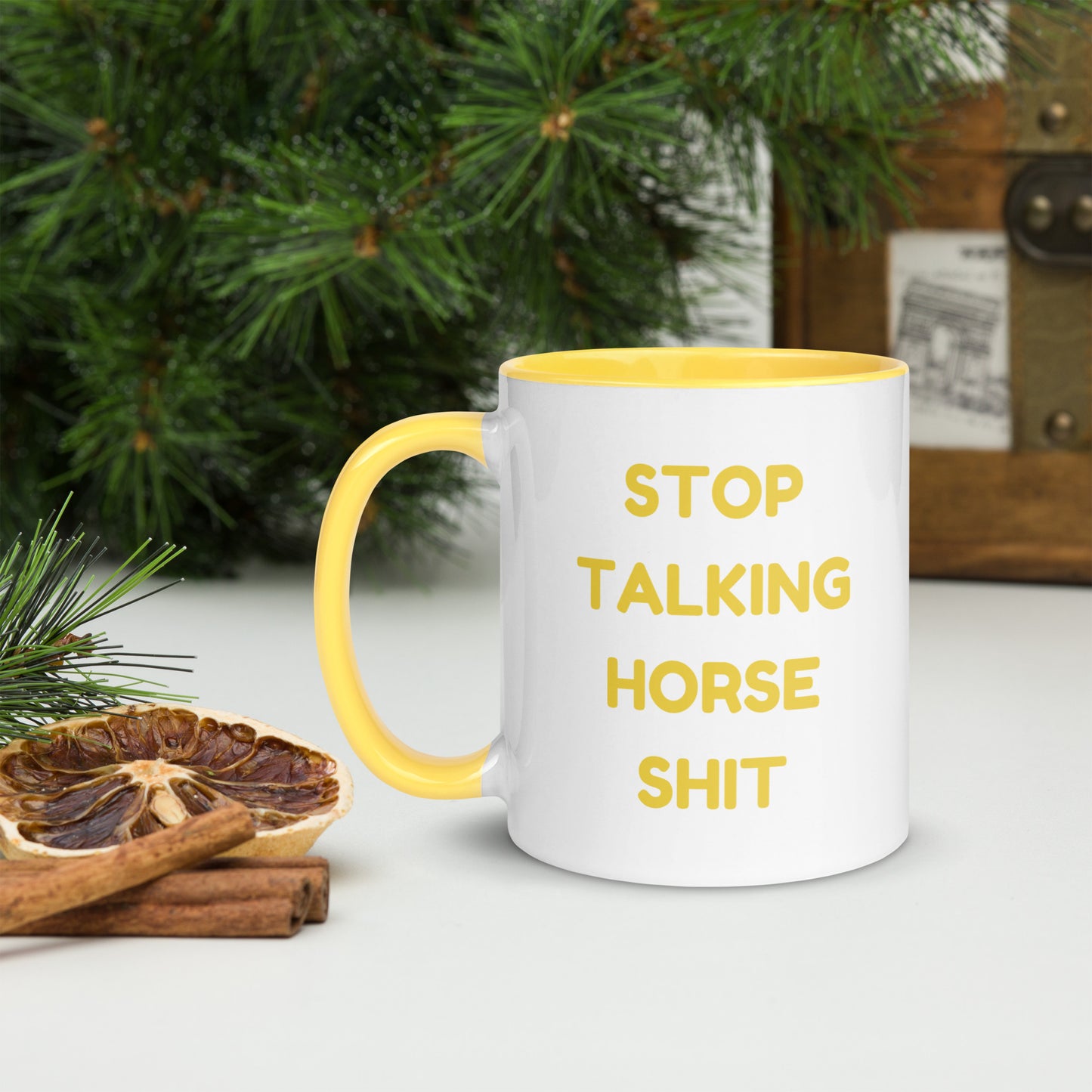 Stop Talking Horse Shit Mug